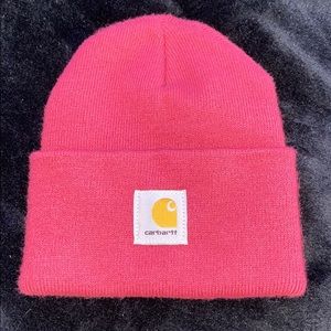 red carhartt beanie!